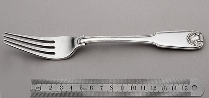 Chinese Export Silver Tablefork - Cutshing